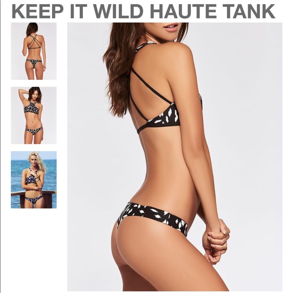 L*Space “Haute Tank” **NEW WITH TAGS** Blk & Wht - Picture 4 of 5